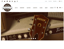 Tablet Screenshot of kcvintageguitars.com
